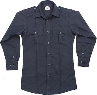 First Class 100% Polyester Long Sleeve Zippered Uniform Shirt