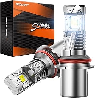 SEALIGHT 9007/HB5 Fog Lamps or DRL 60000LM 9×Brightness High Power for ATVs & Powersports, 2025 Version, S7S Series Wireless 9007 Fog Lights Water Proof 10 Years Lifespan- Pack of 2