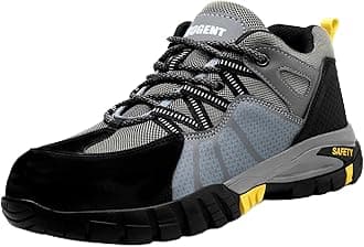 Steel Toe Shoes for Men Women Work Sneakers Safety Shoes Indestructible Comfortable Lightweight Breathable Safety Puncture Proof Shoes for Constructions