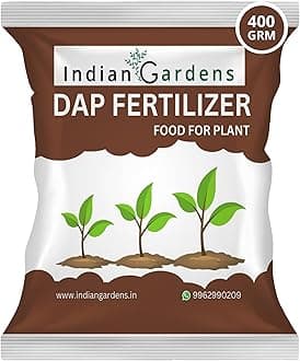 Indian Gardens - Bio DAP Fertilizer for All Purpose Home Plants & Gardening Purpose 100% Water Soluble Fertilizer - 400 Grams