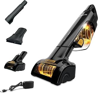 UltraCyclone Pet Pro Plus Cordless Hand Vacuum, Powerful Suction, Handheld Vacuum for Car & Home, Pet Power Brush, Crevice Tool, Scrubbing Brush, XL Dust Cup, Black, CH951