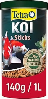 Tetra Koi Pond Fish Food Sticks 140g - biologically balanced for koi fish
