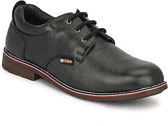 Steel Toe Safety Shoes |Leather Shoes |Formal Look |Safety Shoe for Men - Heavy Duty Work Safety Shoes with Slip Resistant Outsole