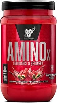 AMINOx® Amino Energy Powder for Endurance and Recovery, Effervesent Instantized Amino Acids, Dietary Supplement - Watermelon 435 Grams, 30 Servings