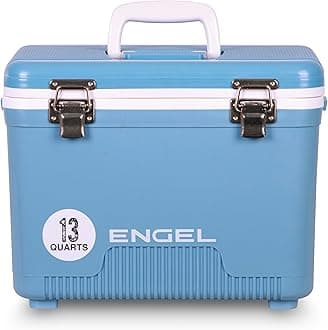 13qt Leak-Proof, Air Tight, Drybox Cooler and Small Hard Shell Lunchbox for Men and Women