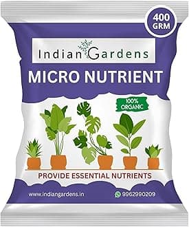- Indian Gardens - Micro Nutrient Fertilizer | Soil Applicant | Premium Essential Plant Food | Home Gardens for All Plants - 400 Grams