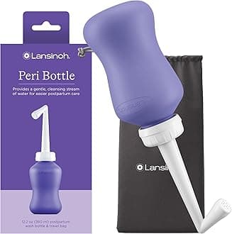 Lansinoh Peri Bottle for Gentle Postpartum Care and Cleansing, 12.2 Ounces