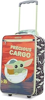 American Tourister Kids' Disney Softside Upright Luggage, Star Wars The Child, Carry-On 18-Inch