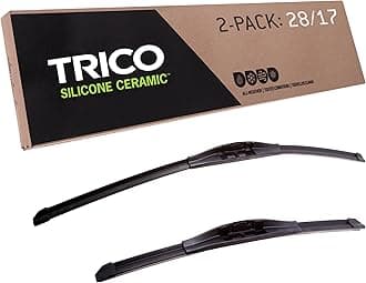 Trico Silicone Ceramic Automotive Replacement Windshield Wiper Blade, Ceramic Coated Silicone Super Premium All Weather includes 28 inch & 17 inch Beam blades (90-2817)