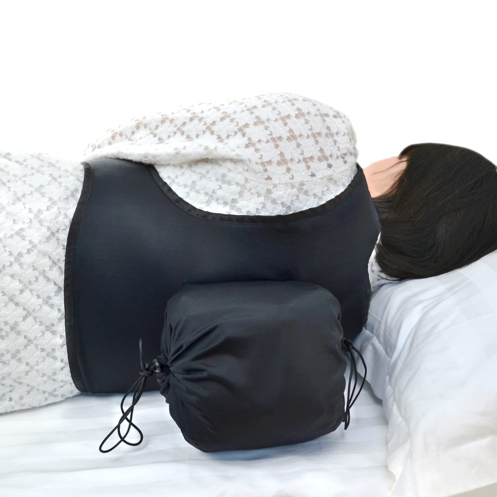 Positional Sleep Aid Backpack Anti Snoring Side Sleeper Pillow for Snoring or Change Supine Sleep Positions