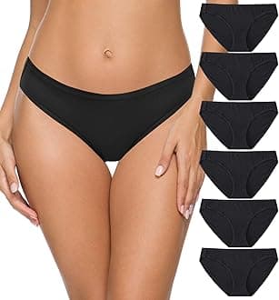 WealurreWomen’s Underwear Cotton Hipster Panties Breathable Stretch Bikini Panties for Women Pack