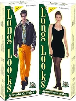 Long Looks Ayurvedic Capsule for Boys and Girls (60 Count (Pack of 2))