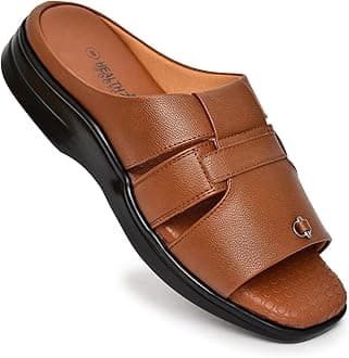HEALTH FITExtra Soft Diabetic & Orthopedic Slippers/Doctor Sole Chappal & Comfortable LightWeight Foortwear For Men's-702