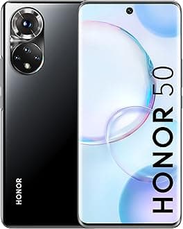HONOR 50 5G SIM Free Mobile Phones 6GB+128GB with 108MP Camera, 120Hz 6.57" OLED Display, Qualcomm Snapdragon 778G, 66W Super Charging, International Version (Midnight Black)