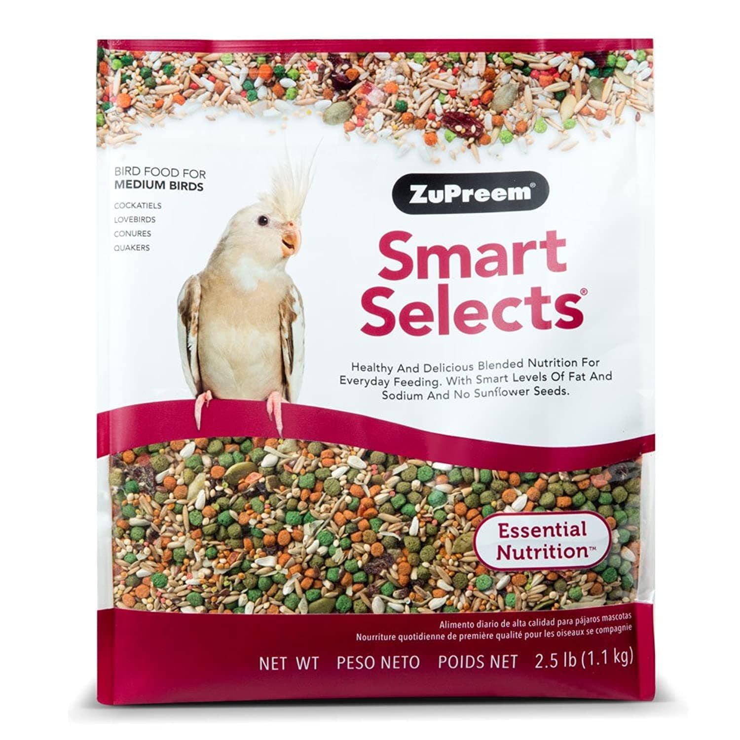 ZuPreem Smart Selects Cockatiels 2.5lb
