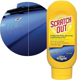 Formula 1 Scratch Out Paste - Car Scratch Remover and Polishing Compound for Moderate Scratches and Surface Correction (8 oz.)