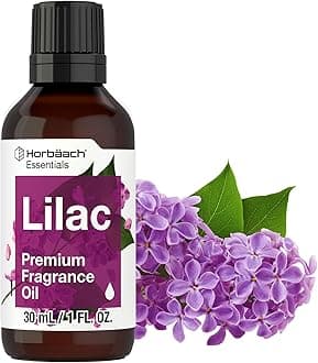 Horbäach Lilac Fragrance Oil | 1 fl oz (30ml) | Premium Grade | for Diffusers, Candle and Soap Making, DIY Projects & More | by