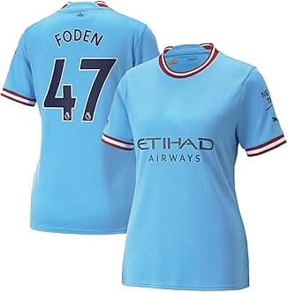 95MILES Phil Foden Jersey 47 Number City Football Jerseys New Club Team Men's Home Jersey