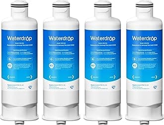 Waterdrop DA97-17376B Replacement for Samsung HAF-QIN/EXP, Refrigerator Water Filter, 4 Filters
