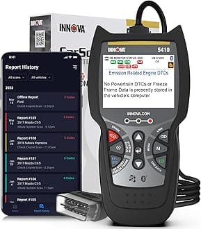 Innova 5410 All-System OBD2 Scanner Diagnostic Tool for Cars & Trucks – Automotive Scan Tools for Engine, ABS, SRS & Transmission, Bluetooth Compatible with America's Top Car Repair App