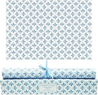 SCENTORINI Linen Scented Drawer Liners, Scent Paper Liners for Drawers, Dresser Shelf, Linen Closet, Perfect for Kitchen, Bathroom, Vanity (6 Sheets)