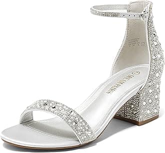 Womens Low-Chunk Low Heel Pump Sandal