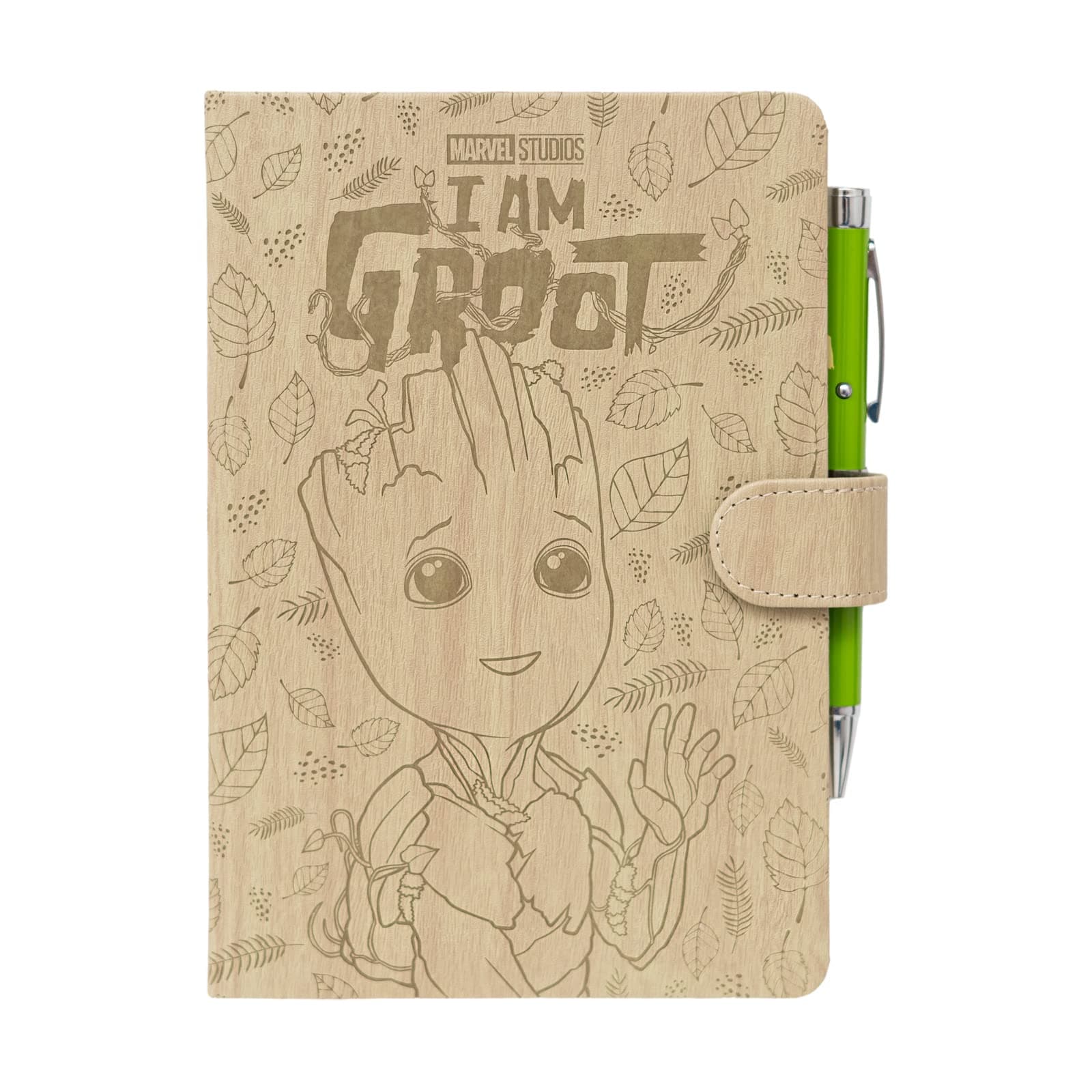 Grupo Erik Marvel I Am Groot Premium A5 Notebook With Projector Pen | Notebooks A5 | Notepads A5 | A5 Notepad | Marvel Gifts | Groot Gifts | Marvel Merchandise | Matvel Gifts