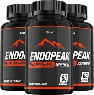 (3 Pack) Endopeak for Men, Endo Peak Advanced Performance Supplements, EndoPeak Performance 24, EndoPeek Reviews (180 Capsules)