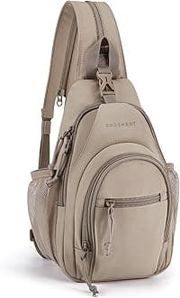 BAGSMARTCrossbody Sling Bag for Men Women, Small Sling Backpack Shoulder Bag, Anti-Theft Chest Daypack