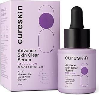 - Cureskin Advance Skin Clear Serum with Niacinamide | Brightening Serum for Even-Toned Skin | Reduces Appearance of Blemishes and Uneven Texture, 20 ml (Pack of 1)