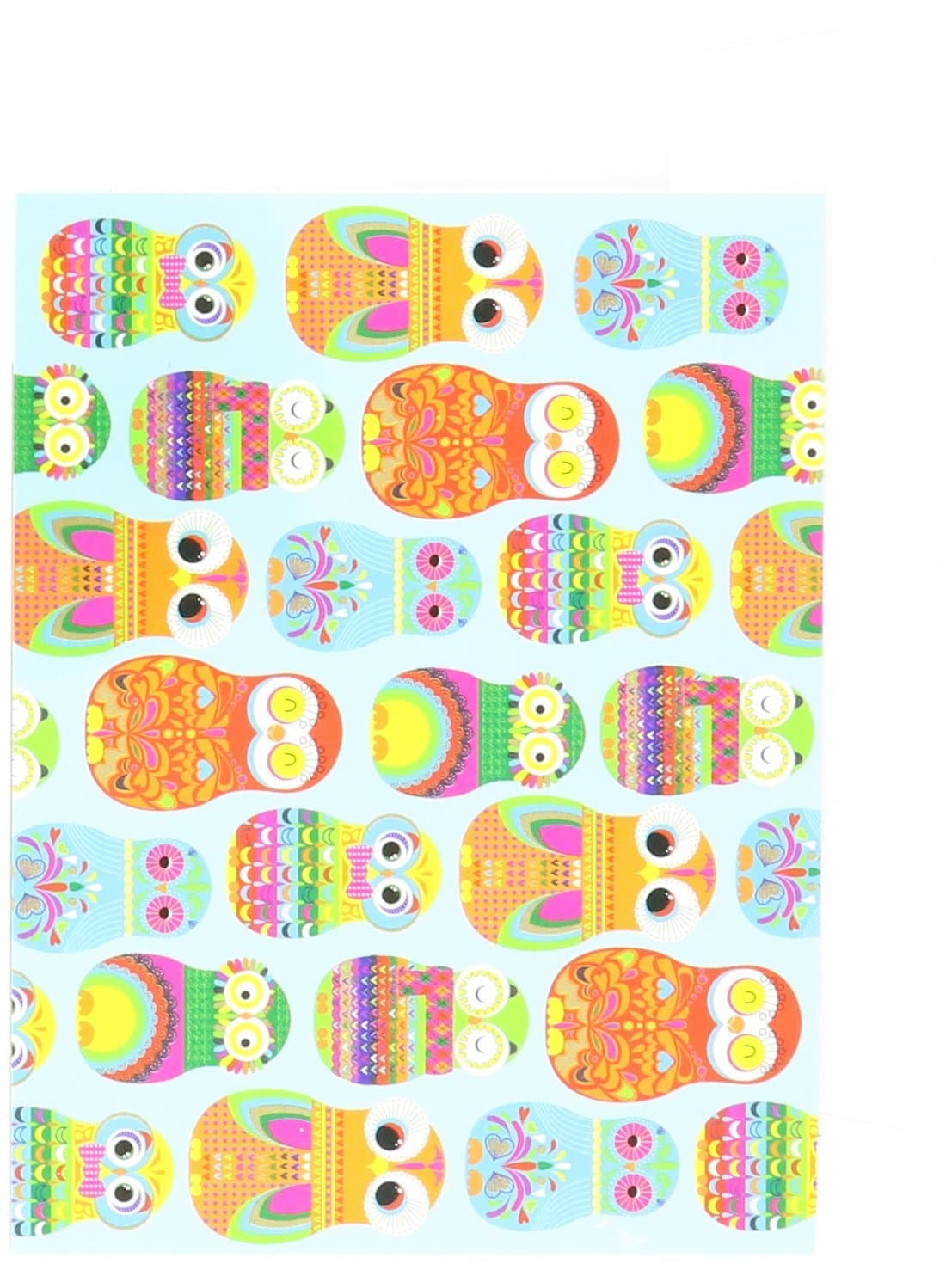 Owls Blank Notecards ~ 8 Pack with Envelopes