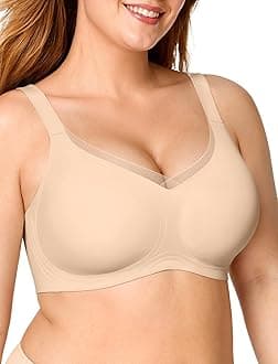 Womens Wireless Jelly Bras V Mesh Comfortable Bralette Supportive Tshirt Bra No Underwire Seamless Push Up Everyday Bras