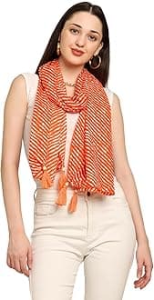 KE KanhaExportsKE KANHA EXPORTS scarf for women stylish | Scarf For Women | face mask | Printed Fancy Tassle Full Face Cover | Head | Hair Face Protection | Sun Protection in summer | Lightweight