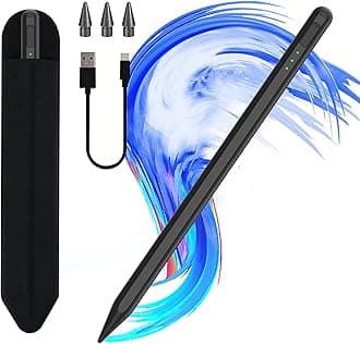 Stylus Pen for iPad11&10thGen,14Mins Faster Charge, with Pencil Holder,Palm Rejection, Tilt Sensitivity, for i-Pad Air11-13-inch(M3/M2),Pro 11&13-inch (M4),6-11th,11/12.9 inch