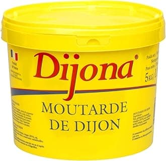 French Dijon Mustard 5kg Box Tub Authentic Chefs Quality Catering Size (Product of France)