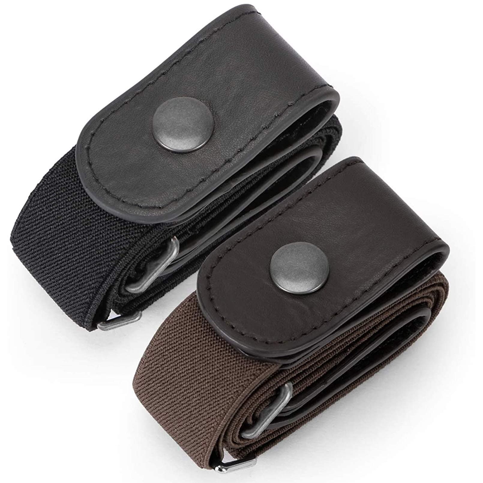 2 Pack Buckle Free Belts