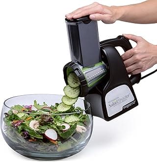 02970 Professional SaladShooter Electric Slicer/Shredder, Black,1 Count