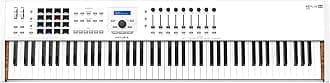 KeyLab 88 MkII 88 Key Weighted USB MIDI Keyboard Controller — Aftertouch, Velocity Sensitive, Hammer-Action, Piano Feel, With 16 Drum Pads, 9 Faders, 9 Knobs and Analog Lab V Software Included