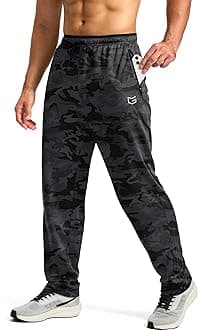G Gradual Men's Sweatpants Mesh Lightweight with Zip Pockets Breathable Quick Dry Athletic Pants for Workout Running