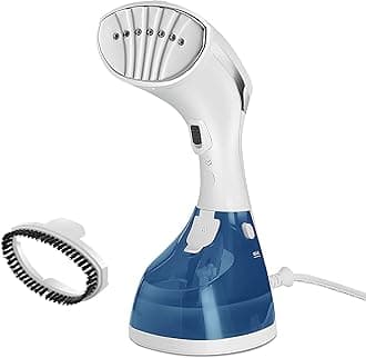 Sunbeam Power Steam Handheld Steamer, Professional, White/Blue