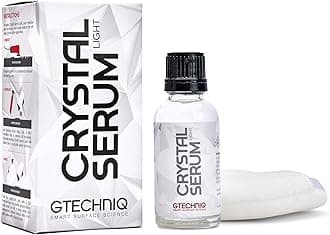 Gtechniq Crystal Serum Light Ceramic Coating for Cars, Protect Car Paintwork, High Shine, Easy to Apply, 30ml (Sufficient for 1 Small-Med Car)-3-5 Years Durability
