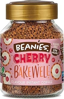 Beanies Cherry Bakewell Instant Flavored Coffee, 50g