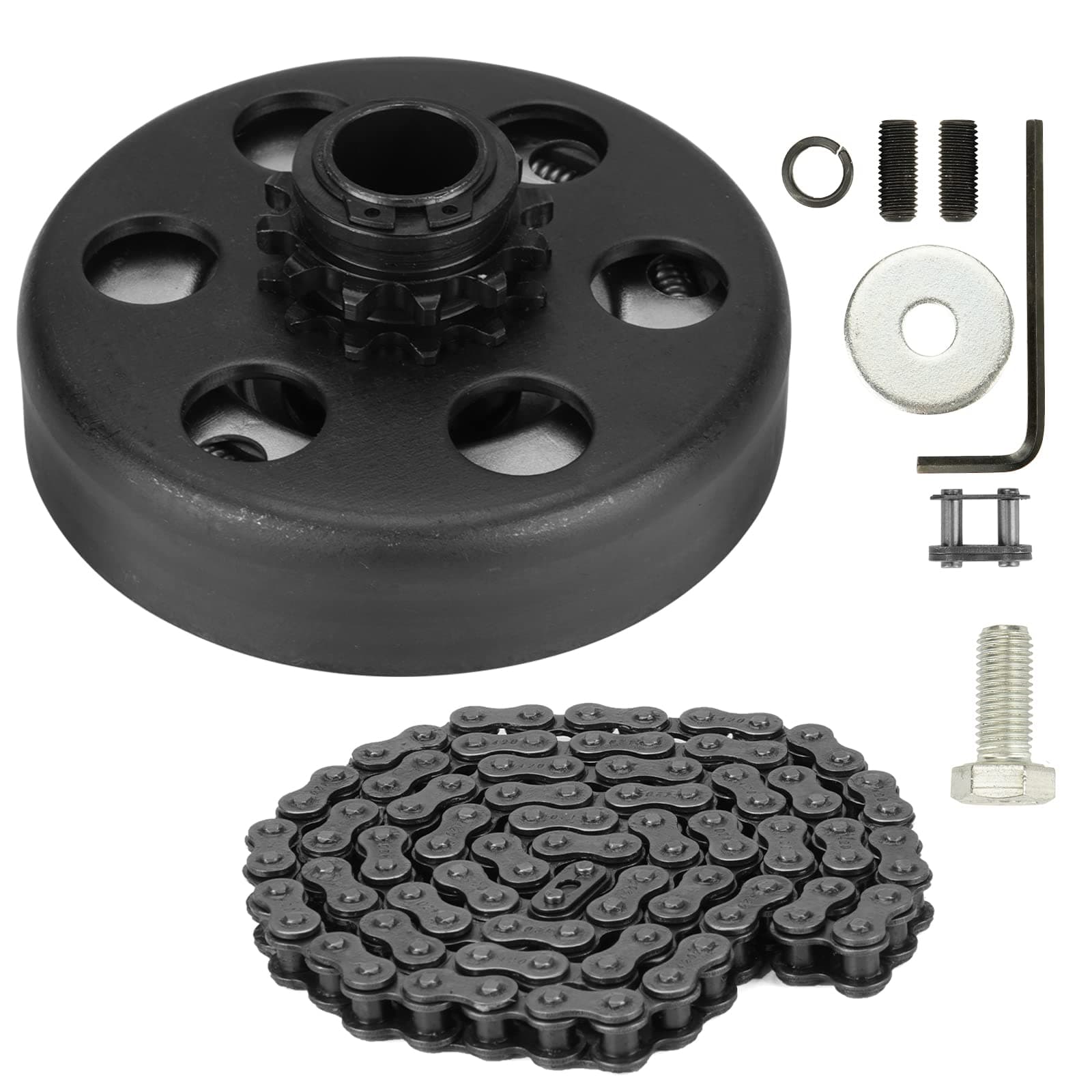 Go Kart Clutch for 2-6.5HP Engine 3/4" Bore 12T with #35 Chain Centrifugal Clutch Fit For Predator 212cc,Honda GC160 GC190 GX120,Go Kart, Minibike, Fun Kart 19.05mm