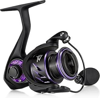 Piscifun Viper X Spinning Reels, Carbon Fiber 33LBs Max Drag, 10+1 Shielded BB, Saltwater Freshwater Spinning Fishing Reel, 5.2:1/6.2:1, 500, 1000, 2000, 3000, 4000, 5000 Series
