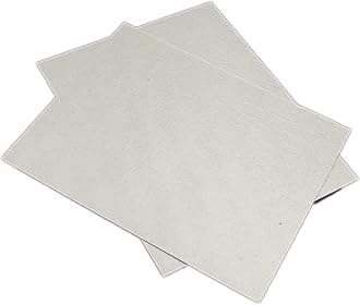 Universal microwave oven mica sheet accessory that can be cut to any size.