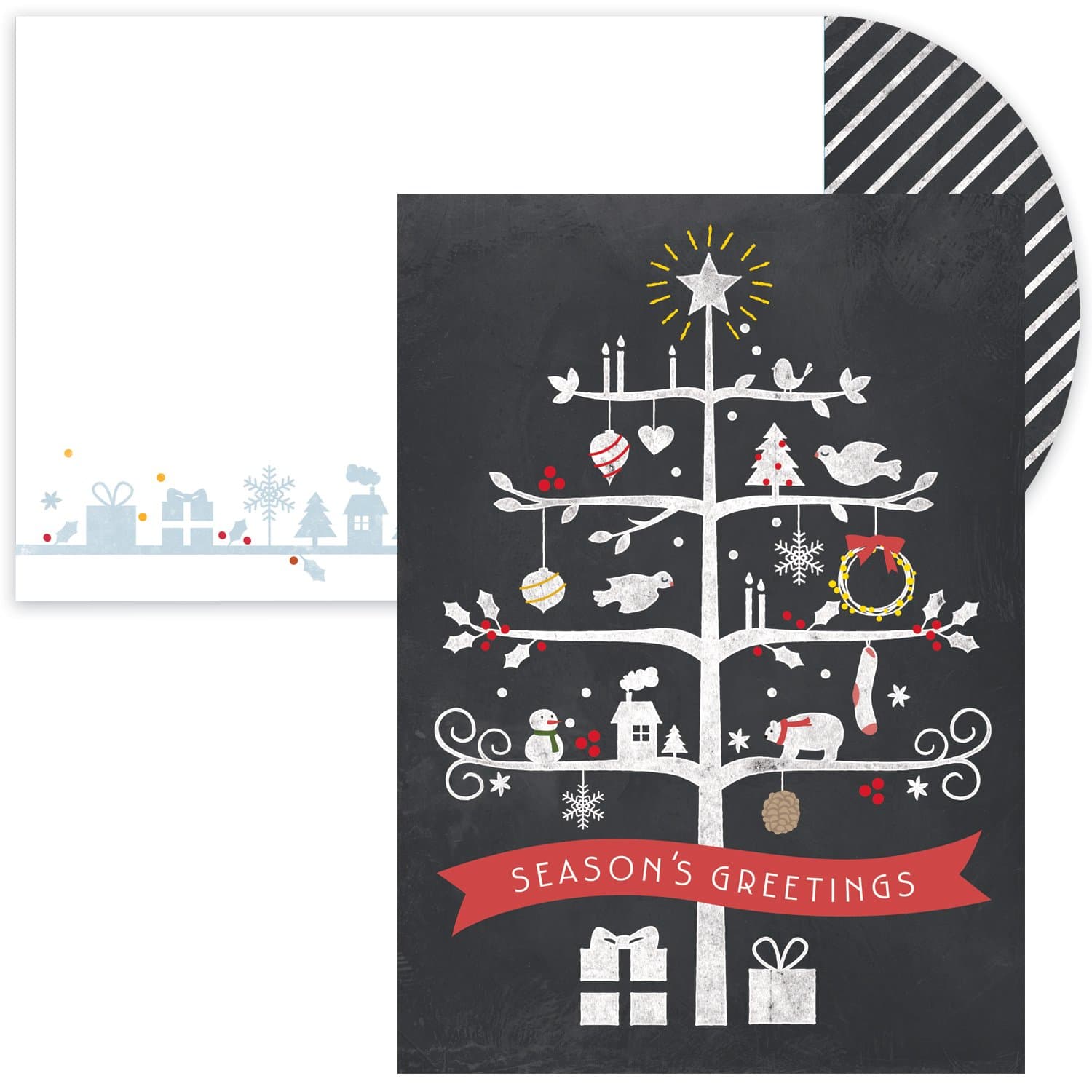 Boxed Cards, 16-Count, Chalkboard Tree (858900)