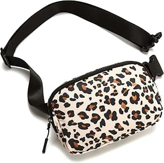 Telena Fanny Packs for Women Men Small Belt Bag Fashionable Crossbody Fanny Pack Waist Bag with Adjustable Strap Leopard, zx-zhu-27