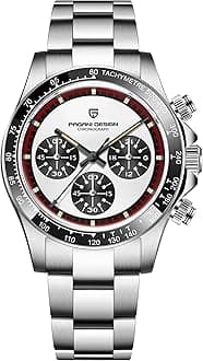 Pagani Design Men's Watches Sapphire Stainless Steel 100M Waterproof Luxury 39mm Sports Quartz Chronograph Wrist Watch