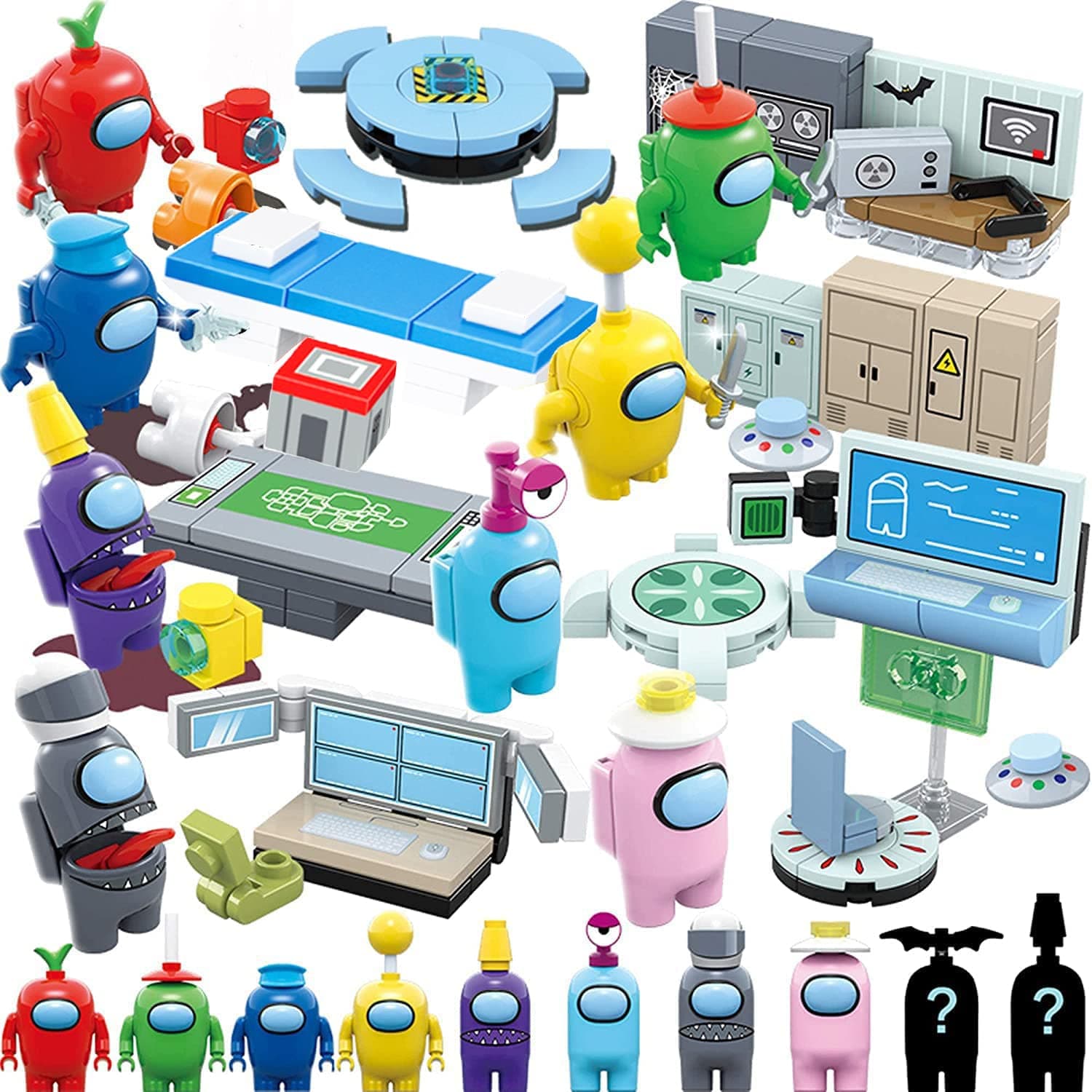 Hot Space Kill Game Building Set with10Mini-Figures Includes Instruction & Box (2022 New Blocks) The Best Gift for Kids