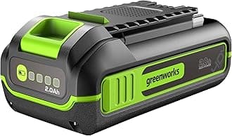 Greenworks 40V 2.0Ah Lithium-Ion High-Power Battery(Genuine Battery / 75+ Compatible Tools)